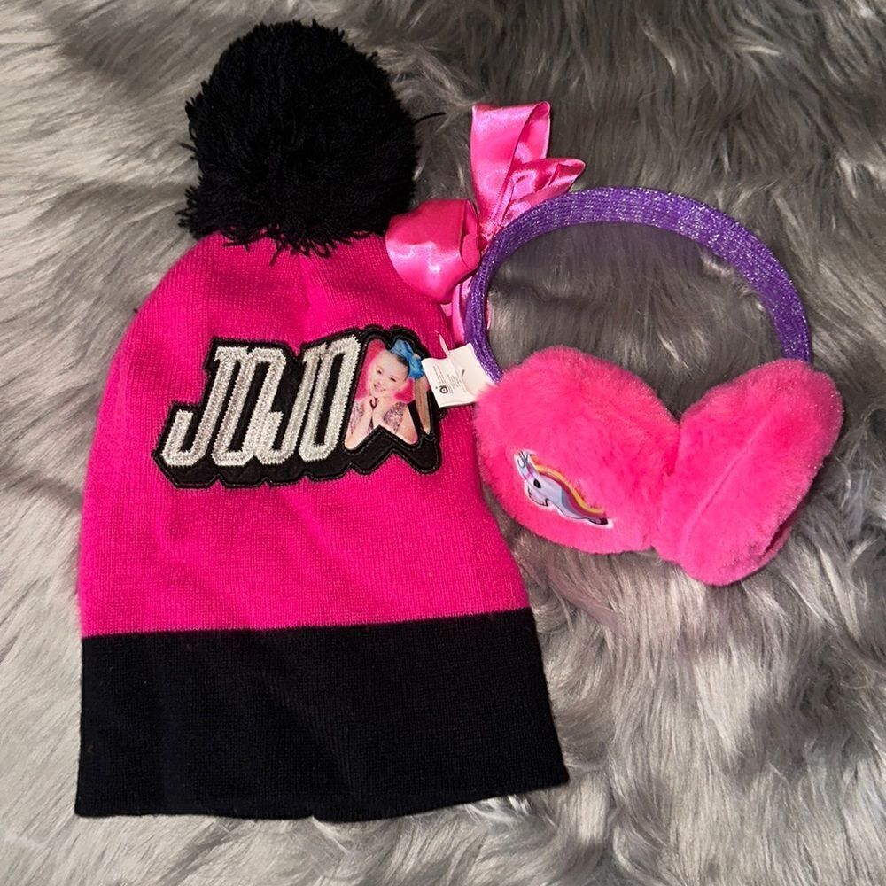 JoJo Siwa hat and earmuffs